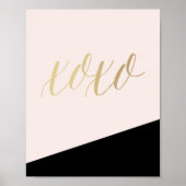 Impression d'art rose XO (Devant)