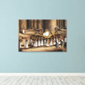 Impression d'art sacré de la procession égyptienne (Insitu (Plancher de Bois))