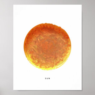 Impression d'art Soleil Peint