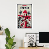 Impression d'art sur boîte d'allumettes de travail (Bureau à domicile)