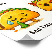 Impression d'art sur les Humeurs de Taco Drôles Qu (Coin)