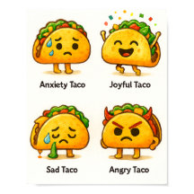 Impression d'art sur les Humeurs de Taco Drôles Qu