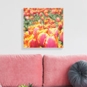 impression d'art sur toile 12x12 Fleurs de Tulipe (Insitu(Salon))