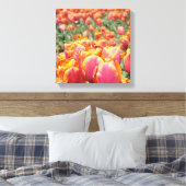 impression d'art sur toile 12x12 Fleurs de Tulipe (Insitu(Chambre))