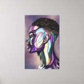 Impression d'art sur toile de l'homme peint (Recto)