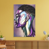 Impression d'art sur toile de l'homme peint (Insitu(Salon))
