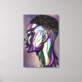 Impression d'art sur toile de l'homme peint (Recto)