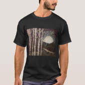 Impression d'art sur un T-shirt "Aspens in Moonlig (Devant)