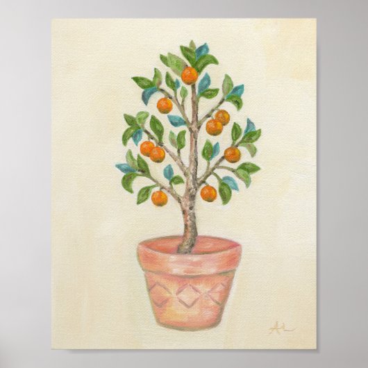 Impression d'art Tangerine Tree (Devant)