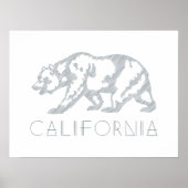 Impression d'art typographique de l'ours grizzly b (Devant)