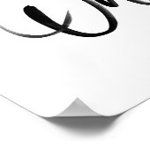 Impression d'art typographique Good Vibes Only (Coin)