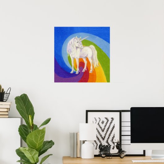 Impression d'art Unicorn (Bureau à domicile)