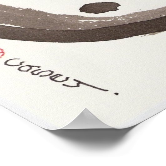 Impression d'art unique Enso (Coin)