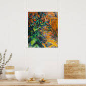 Impression d'art vintage de Cézanne Rochers et Bra (Cuisine)