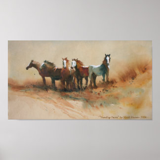 Impression d'art "Visages familières"