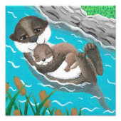 Impression d'art VTD "Otterly Adorable" 12x12 (Devant)