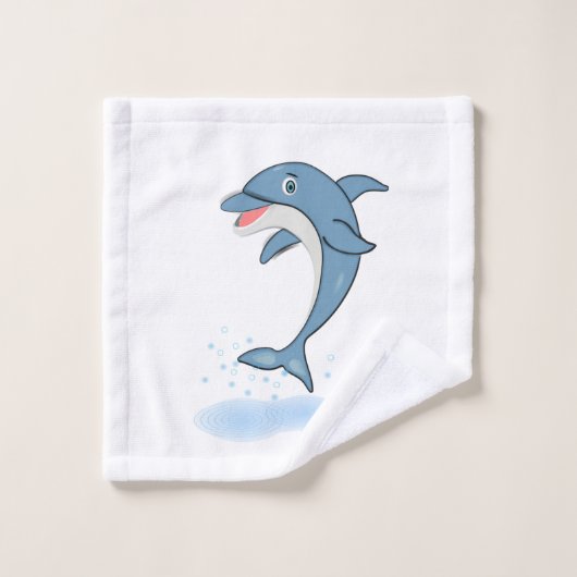 Impression dauphin (Gant de toilette)