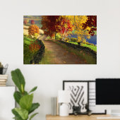 Impression d'automne dans le vallon (Bureau à domicile)
