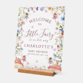 Impression de Baby Shower Jardin de Fées Fleur Sau (Angle)