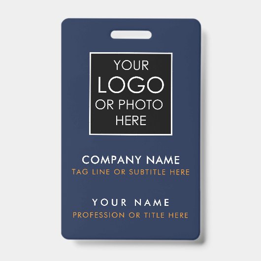 Impression de badge d'identification personnalisé (Avant)