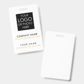 Impression de badge d'identification personnalisé  (Avant & arrière)