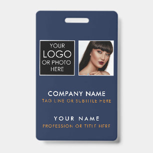 Impression de badge d'identification personnalisé