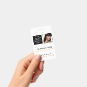 Impression de badge d'identification personnalisé (Manuel / portable)