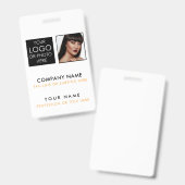Impression de badge d'identification personnalisé (Avant & arrière)