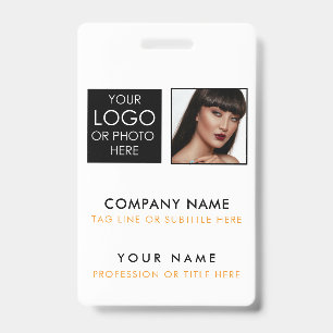 Impression de badge d'identification personnalisé