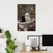 Impression de baignoire de fantôme brossant les de (Bureau à domicile)