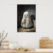 Impression de baignoire de fantôme se brossant les (Cuisine)