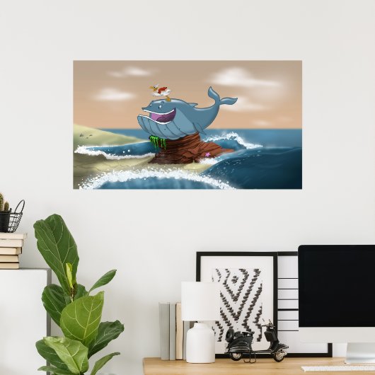 Impression de baleines capturées (Bureau à domicile)