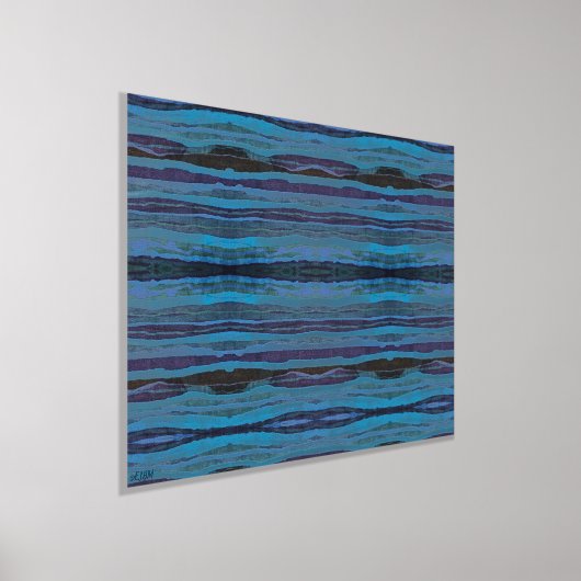 Impression de bandes Batik ondulées (Poser)