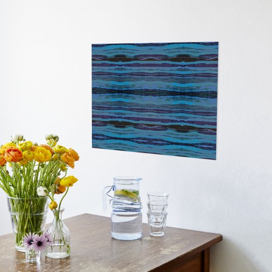 Impression de bandes Batik ondulées (Couchage (Cuisine))