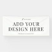 Impression de bannières personnalisées Enseignes e (Horizontal)