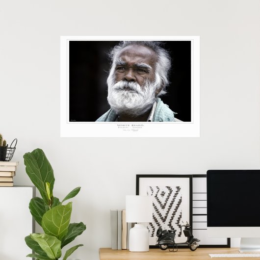 Impression de barbe blanche (Bureau à domicile)