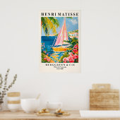 Impression de bateau à voile de style Matisse Plag (Cuisine)