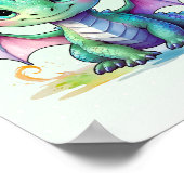 Impression de bébé dragon pastel (Coin)