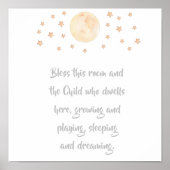 Impression de bénédiction pour cet enfant, affiche (Devant)