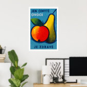 Impression de boîte d'allumettes de fruits Art mur (Bureau à domicile)
