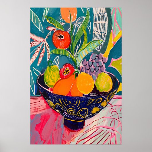 Impression de bol de fruits inspirée de Matisse Ar (Devant)