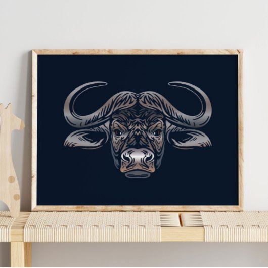 Impression de buffle africain | African Buffalo Pr