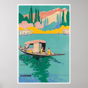 Impression de cachemire Art indien Inde Affiche de