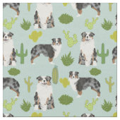 Impression de cactus en tissu Shepherd australien (Fermer)