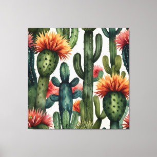 Impression de cactus mexicain vibrant