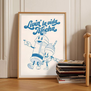 Impression de café rétro Illustration vintage de c
