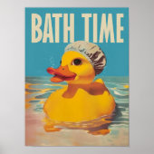 Impression de canard en caoutchouc pour le bain -  (Devant)