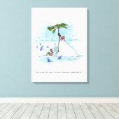 Impression de canevas de niveau de l'île (Insitu (Plancher de Bois))