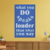 Impression de canevas personnalisées Do vs Say (Insitu(Salon))