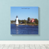 Impression de canevas Rock Island Light (Insitu (Plancher de Bois))